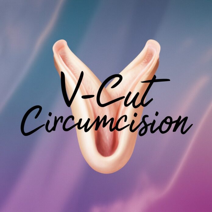 V-cut circumcision