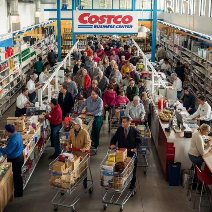 Shopping at Costco Business Center